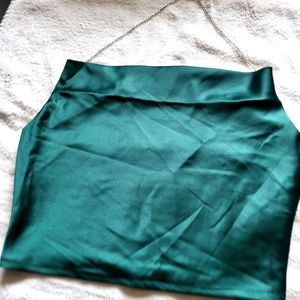 Crop top with neck chain size S